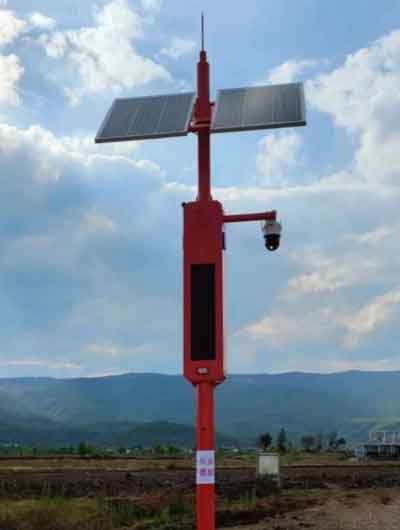  野外監(jiān)控用太陽能供電 